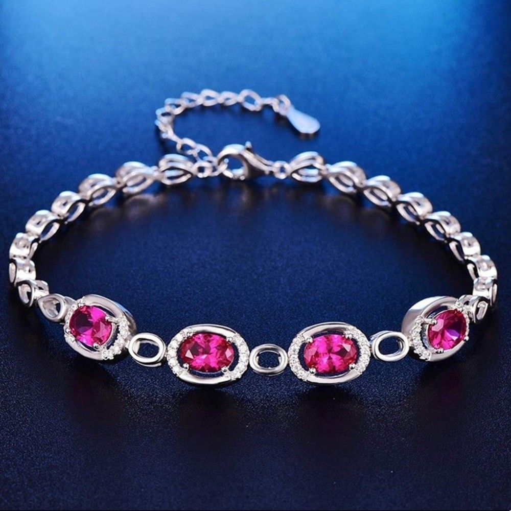 Ruby Diamond Bracelet - Picture 2 of 6
